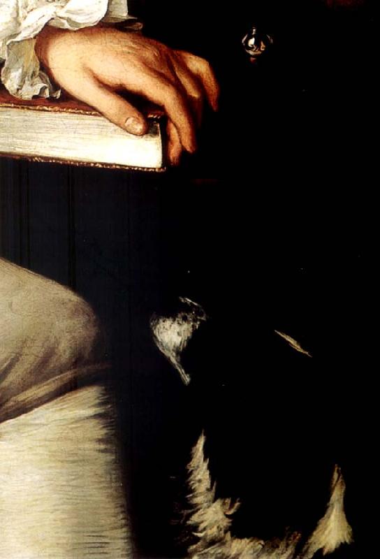 Thomas Gainsborough Detail of Portrait of John Sparrowe